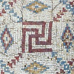 Byzentine mosaic with Swastika